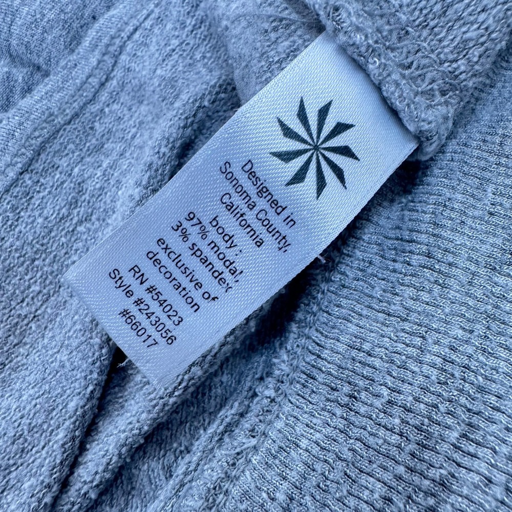 Athleta M Medium Gray Pullover Modal Stretch Ls C… - image 7